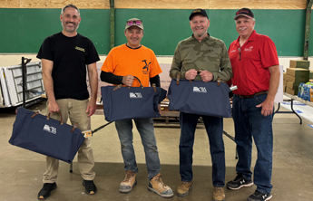 Maryland Masonry Instructors with Toolbags for Top Students