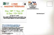 Free Masonry Webinars Presented By Industry Experts