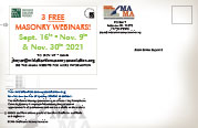 Free Masonry Webinars Presented By Industry Experts