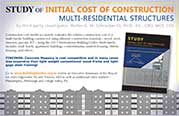 Study of Initial Cost of Construction - Multi-Residential Structures